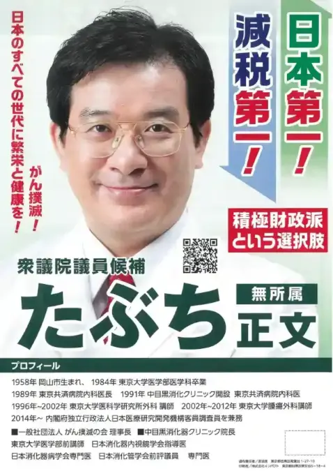 田淵正文選挙ポスター